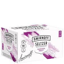 Smirnoff Seltzer Passionfruit 5% 12x250ml Cans