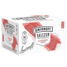 Smirnoff Seltzer Raspberry 5% 12x250ml Cans