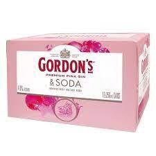 Gordon's Pink & Soda 12pk cans