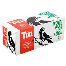 Tui Vodka Soda & Lime 12x250ml Cans