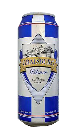 Gralsburg Pilsner 500ml cans