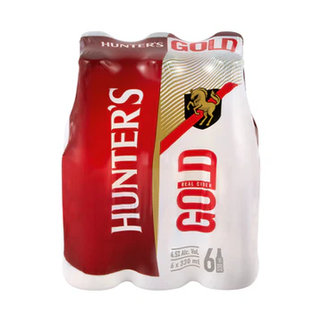 Hunters Gold Cider Bottles 6 Pack 330ml